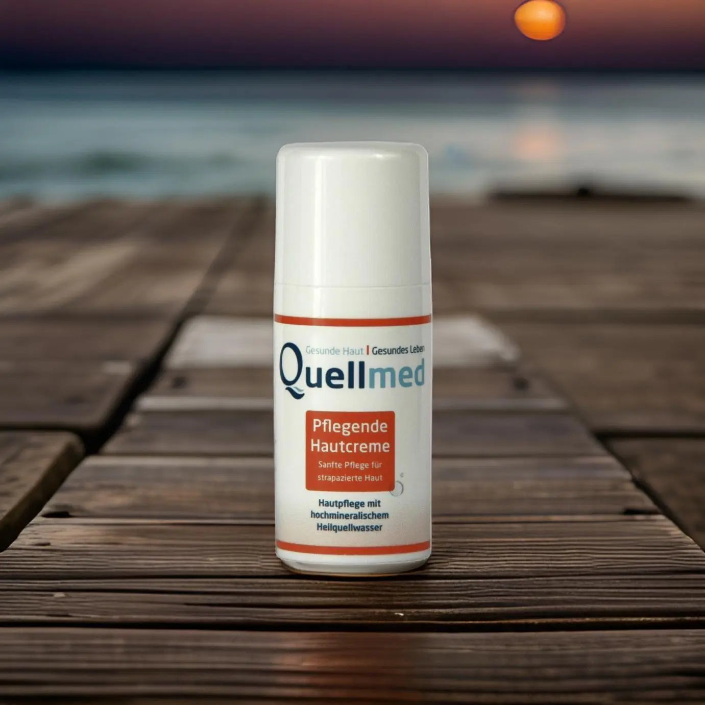 Quellmed Pflegende Hautcreme in der praktischen Reisegröße 15ml – Effektive Feuchtigkeitspflege für empfindliche Haut unterwegs - Quellmed Shop