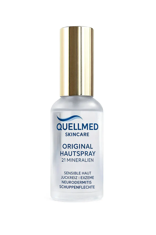 Quellmed Duo – Die perfekte Lösung gegen Hautirritationen: Original Hautspray kombiniert mit regenerierender Pflegecreme Quellmed Shop