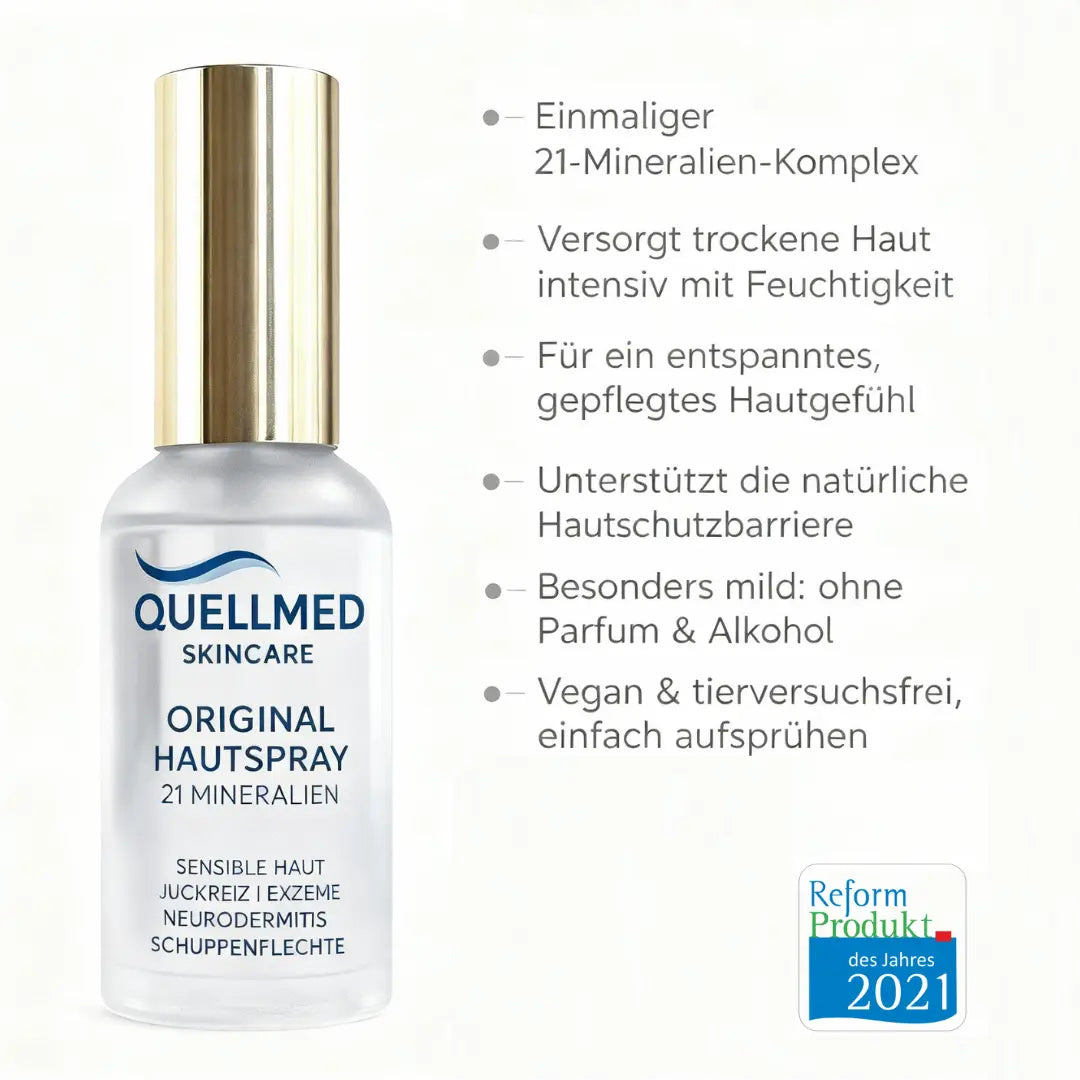 Quellmed - Das Original Hautspray (50ml) für intensive Feuchtigkeit und Schutz der Haut THE SOURCE LAB
